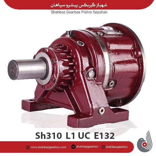 گیربکس خورشیدی پایه دار با خروجی شافت تک خار ، تیپ 310